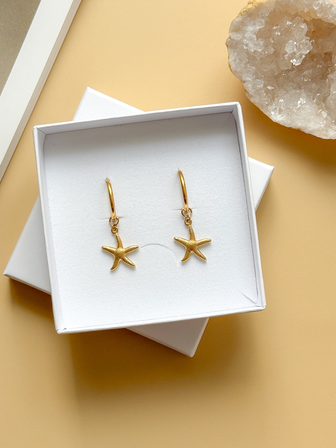Boucles interchangeables NOÉMIE étoiles de mer - Féminité, douceur, équilibre