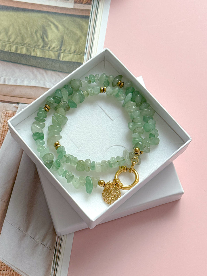 Collier NADÈGE - Aventurine