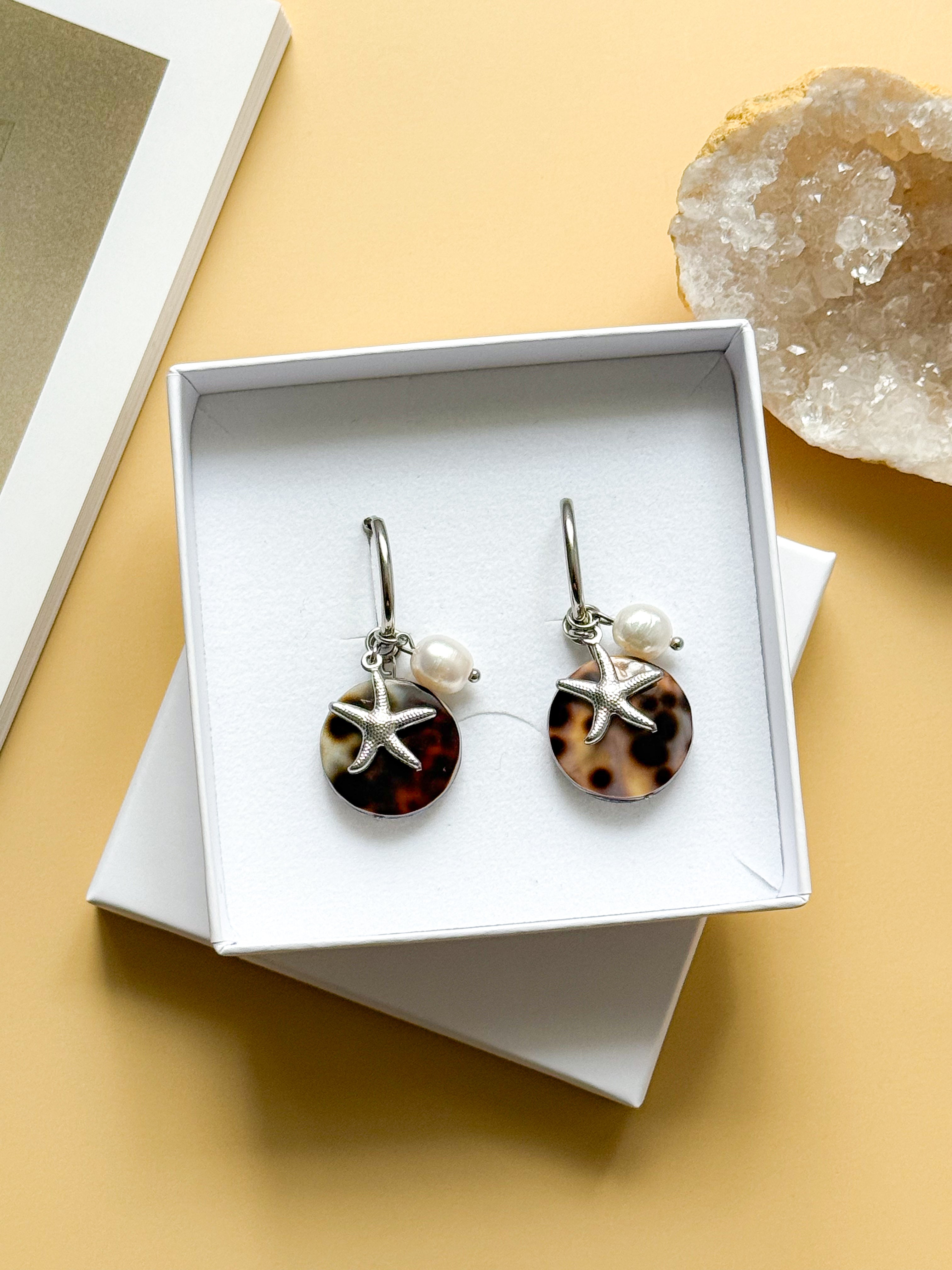 Boucles interchangeables NOÉMIE étoiles de mer - Féminité, douceur, équilibre
