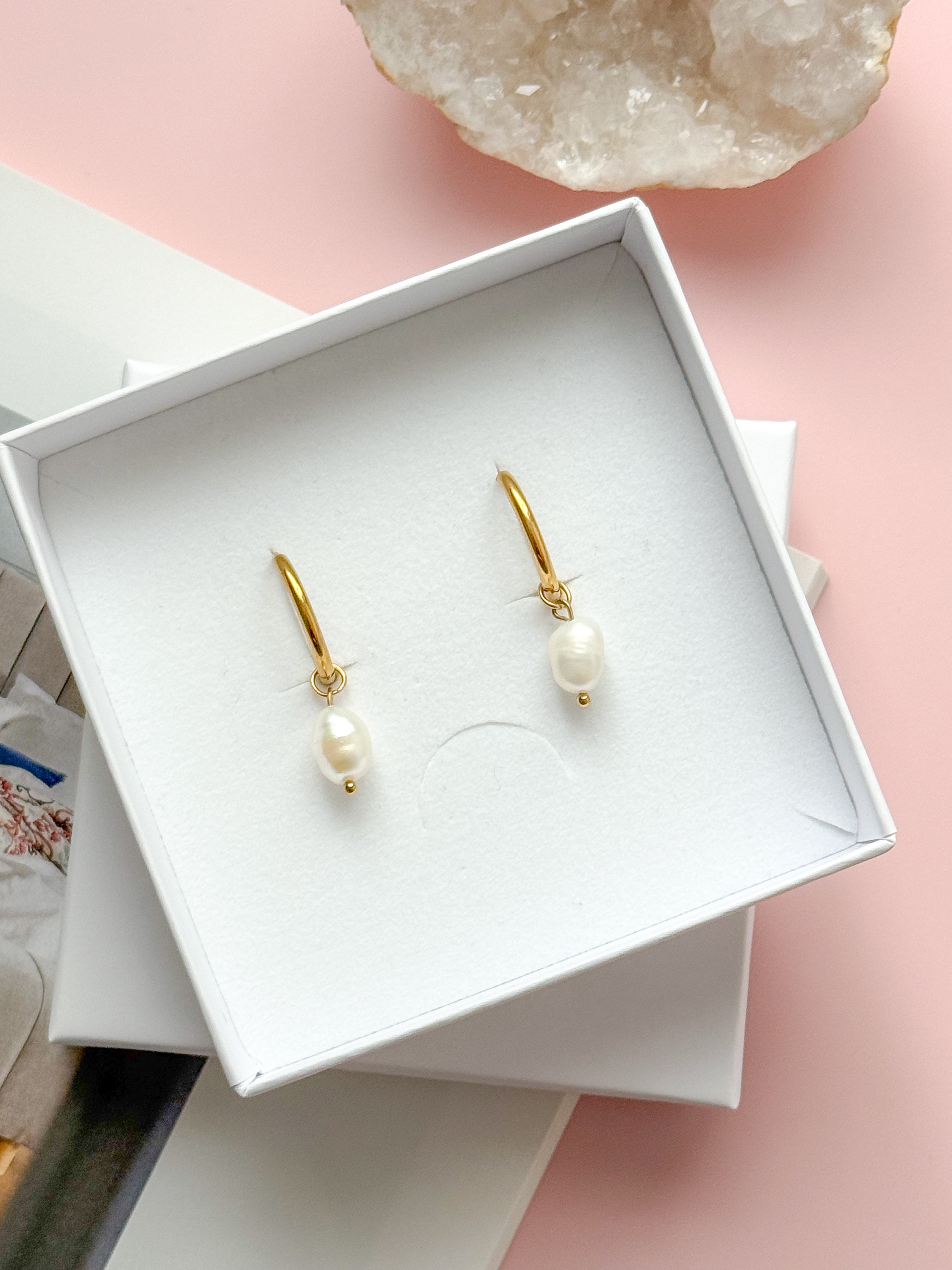 Boucles interchangeables NOÉMIE coquillages - Féminité, douceur, équilibre