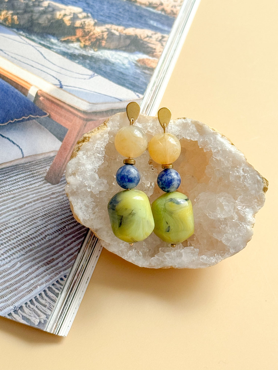 Boucles PASCALE - Sodalite