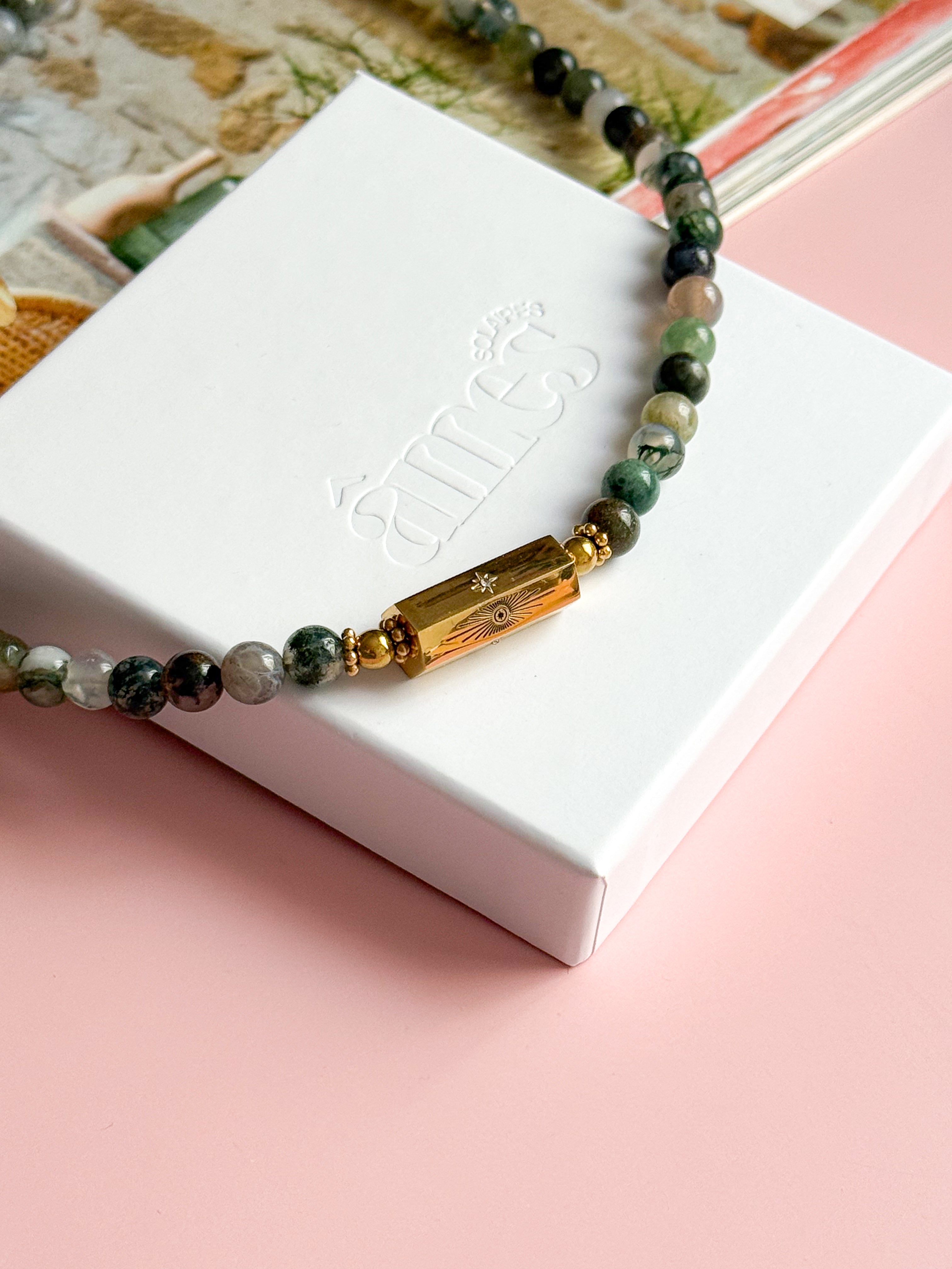 Collier PAOLA - Agate Indienne