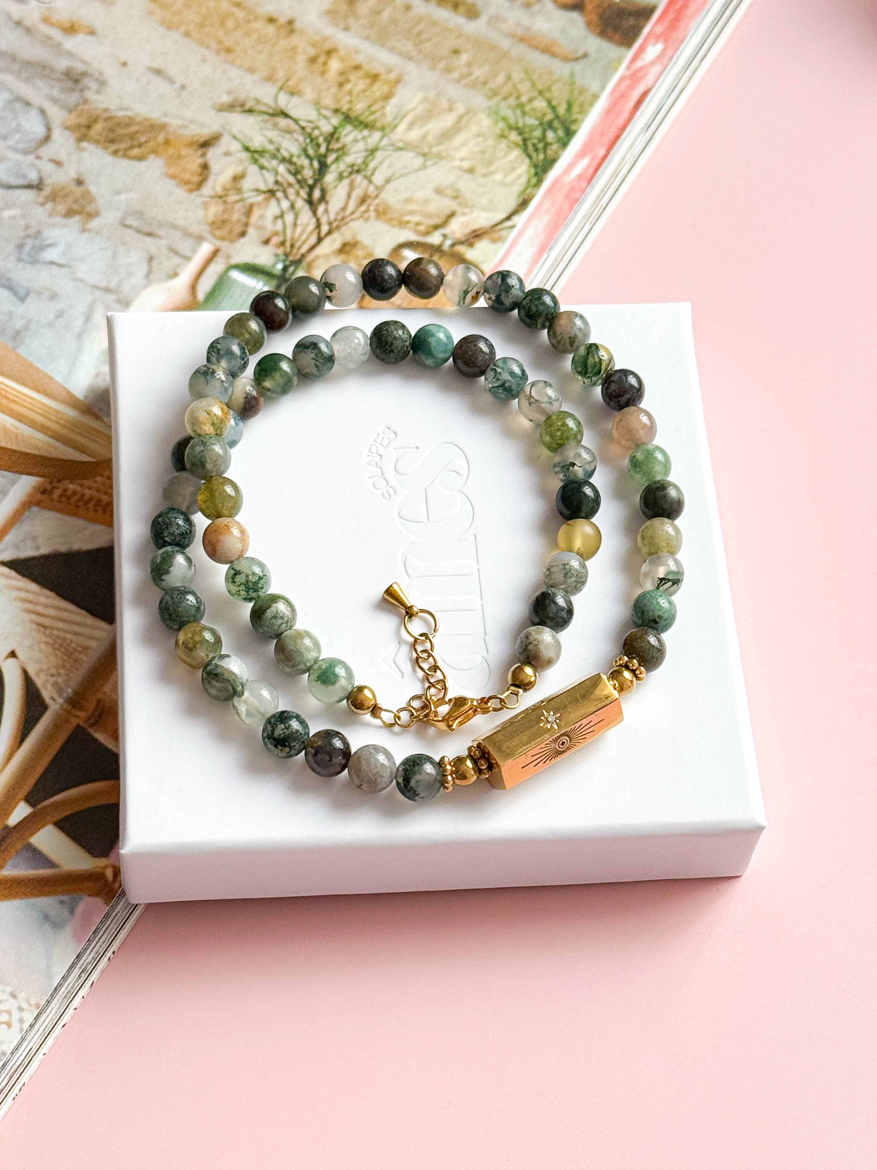 Collier PAOLA - Agate Indienne