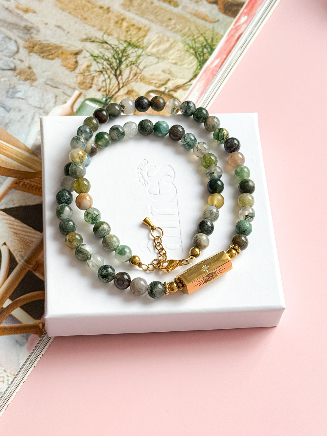 Collier PAOLA - Agate Indienne