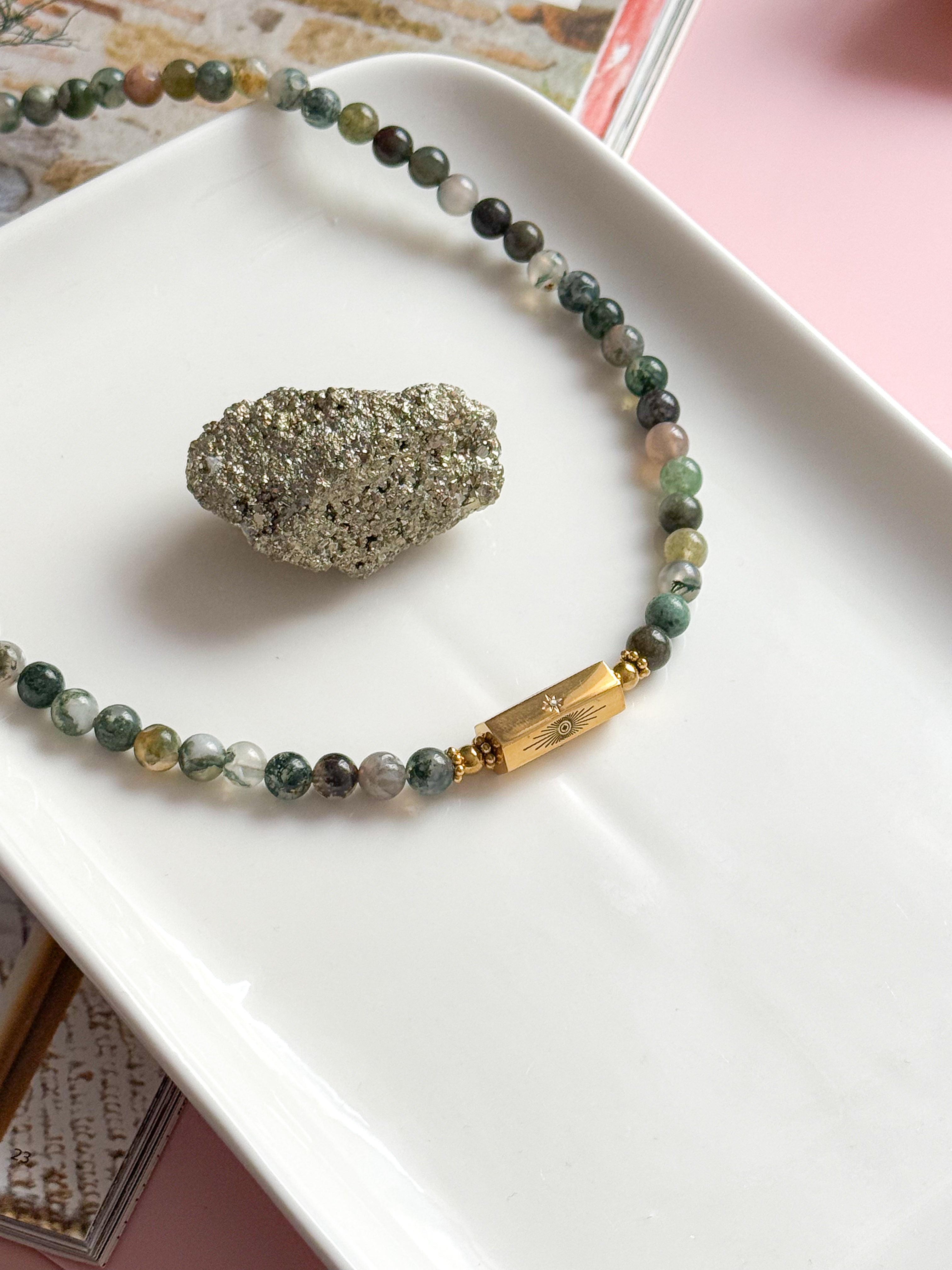 Collier PAOLA - Agate Indienne