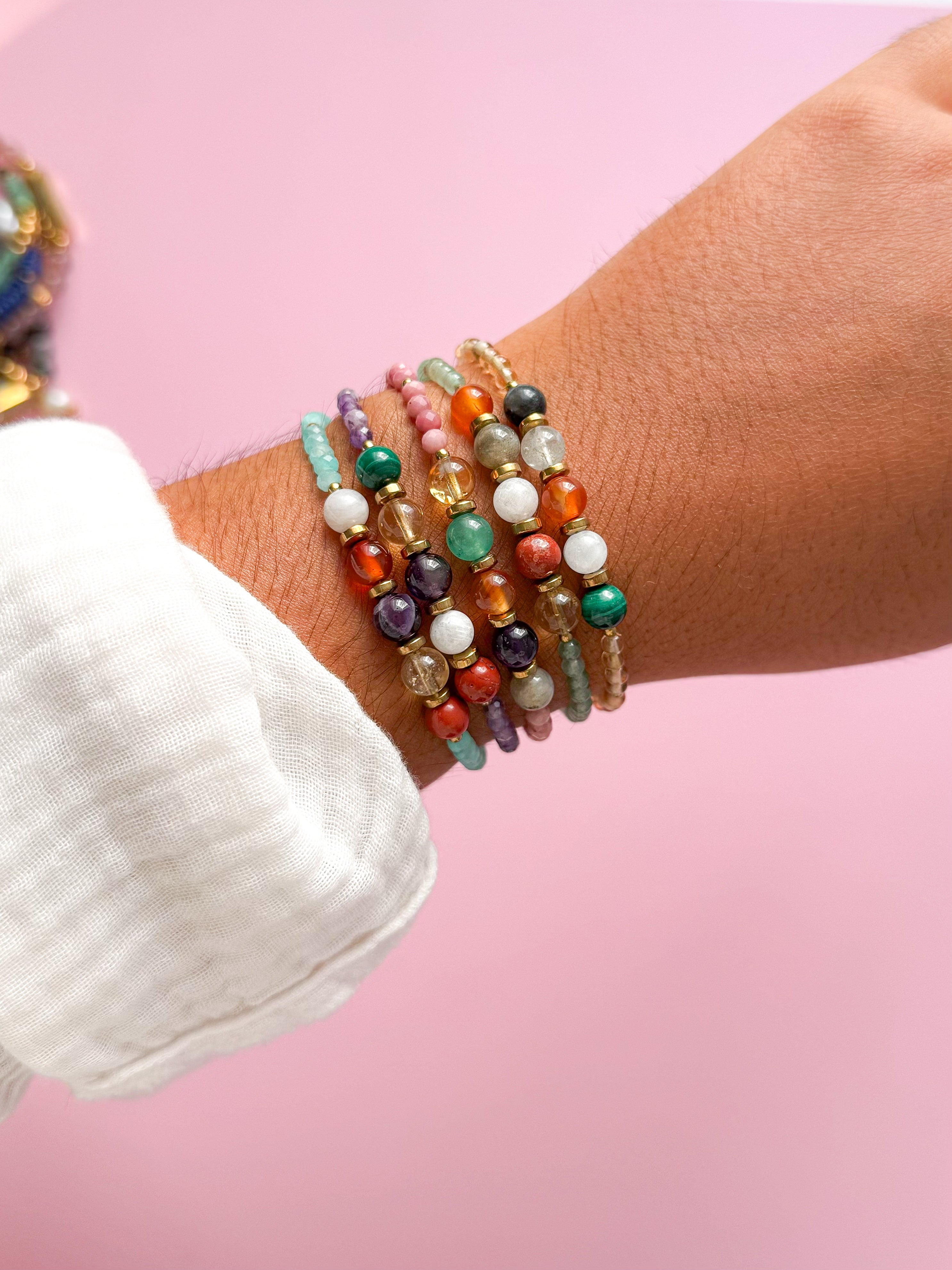 Bracelet AMANDINE - Base Amazonite