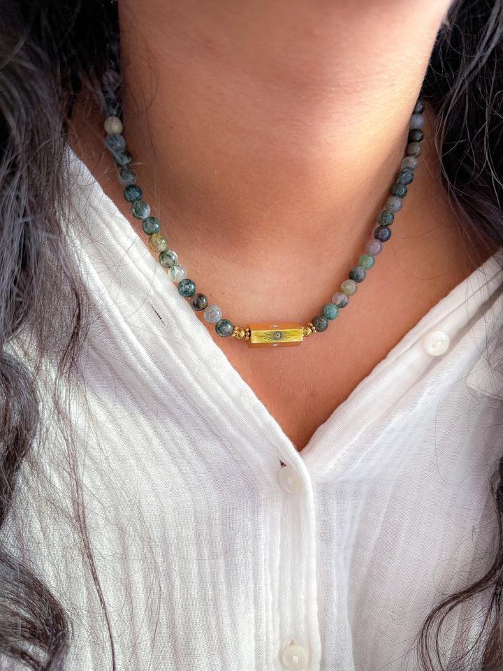 Collier PAOLA - Agate Indienne