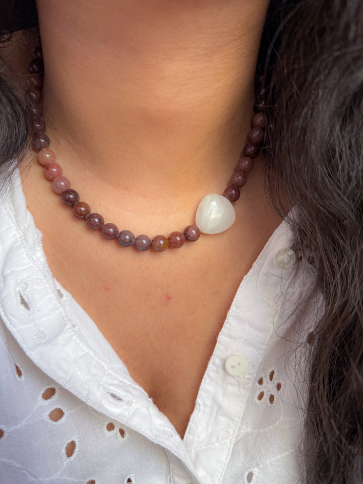 Collier MAGALI Pierre de Soleil : Joie, énergie positive, confiance en soi
