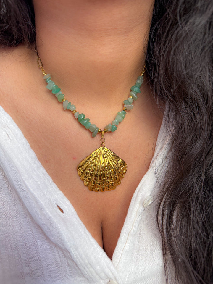 Collier LISETTE Aventurine - Optimisme, chance & apaisement émotionnel