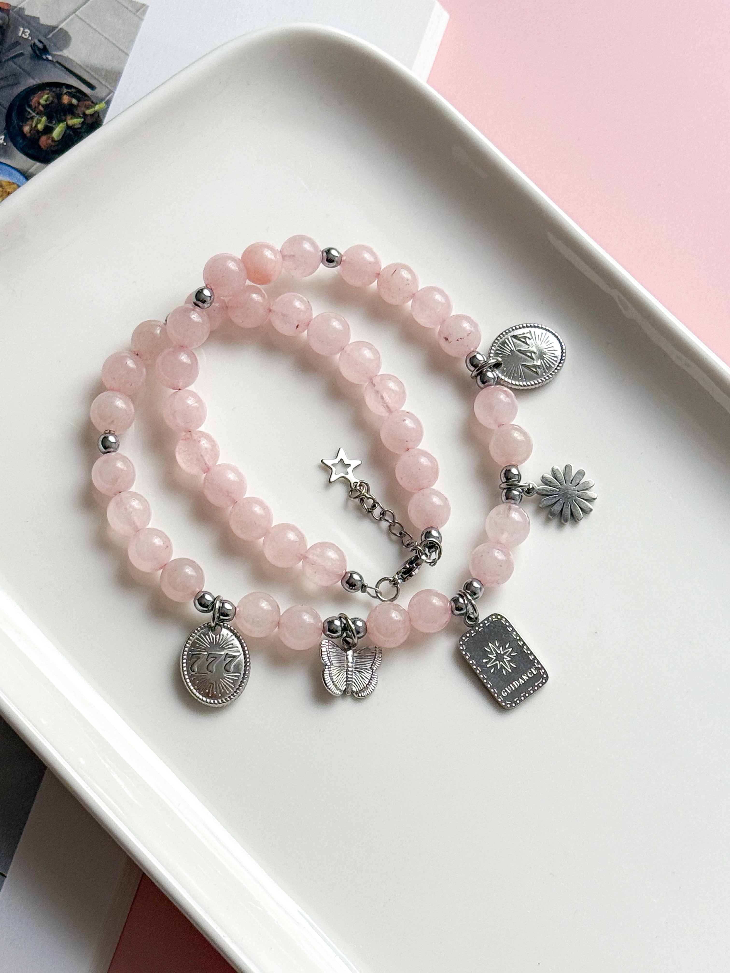 Collier GIANNA - Quartz rose