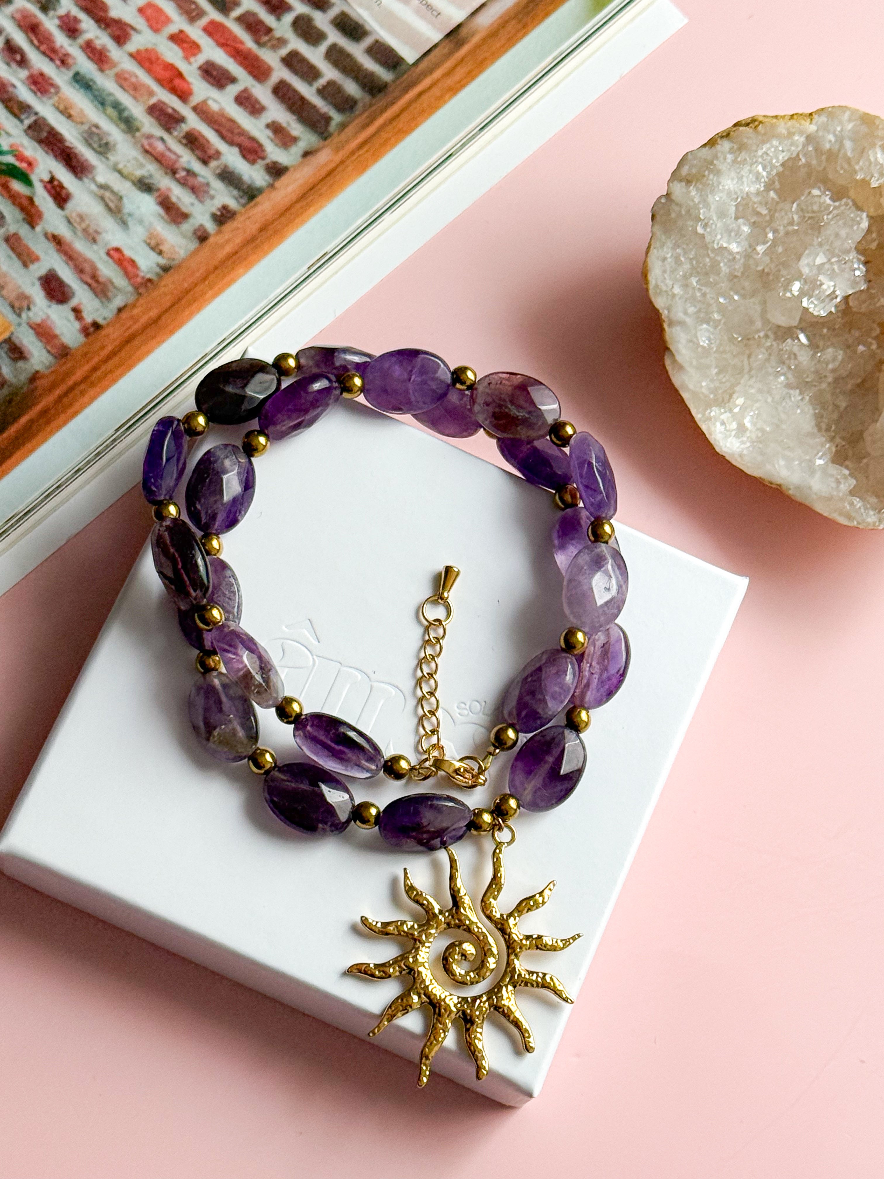 Collier FLORENCE - Améthyste