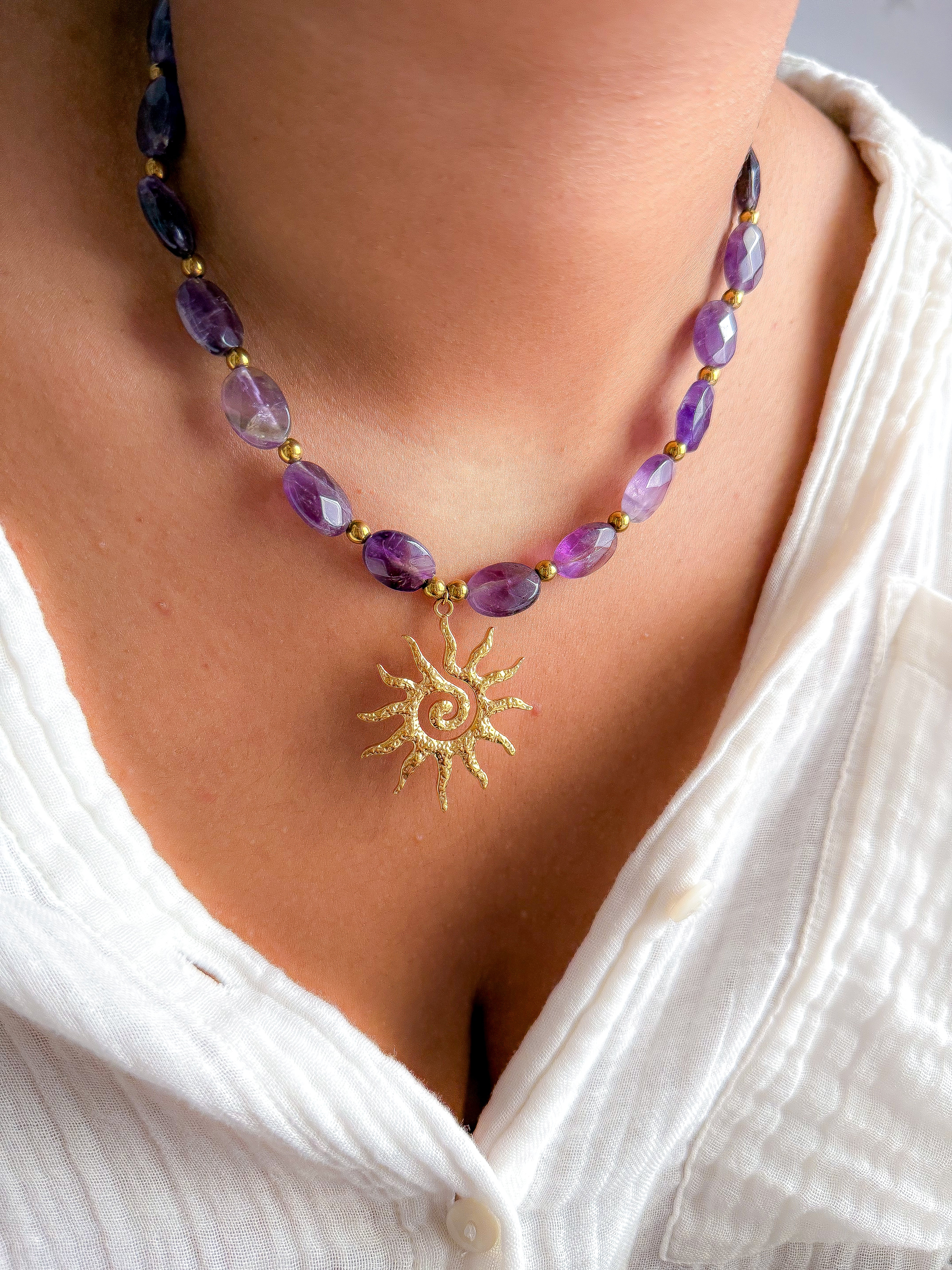 Collier FLORENCE - Améthyste