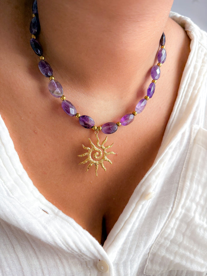 Collier FLORENCE - Améthyste