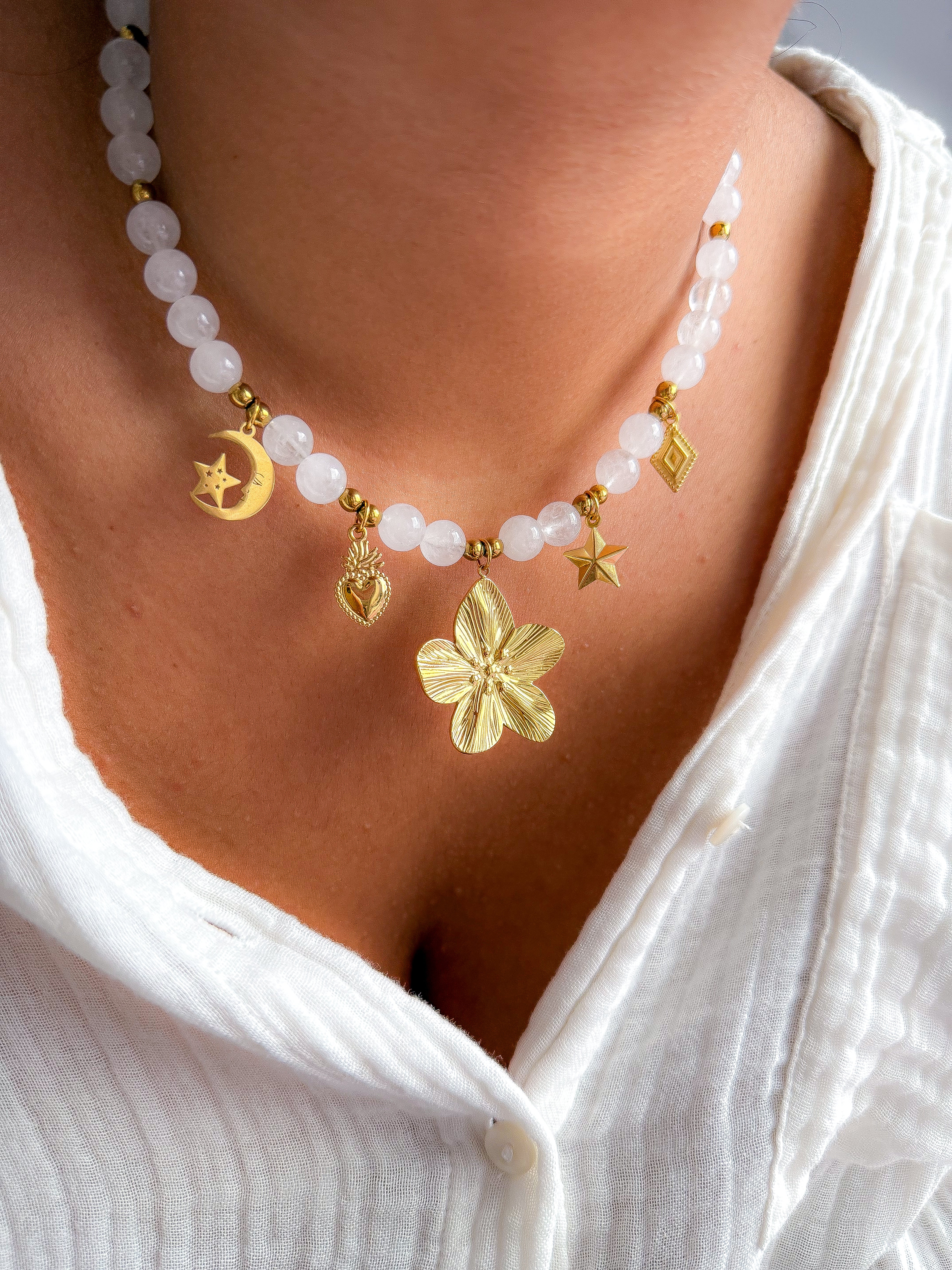 Collier ARYA - Pierre de Lune