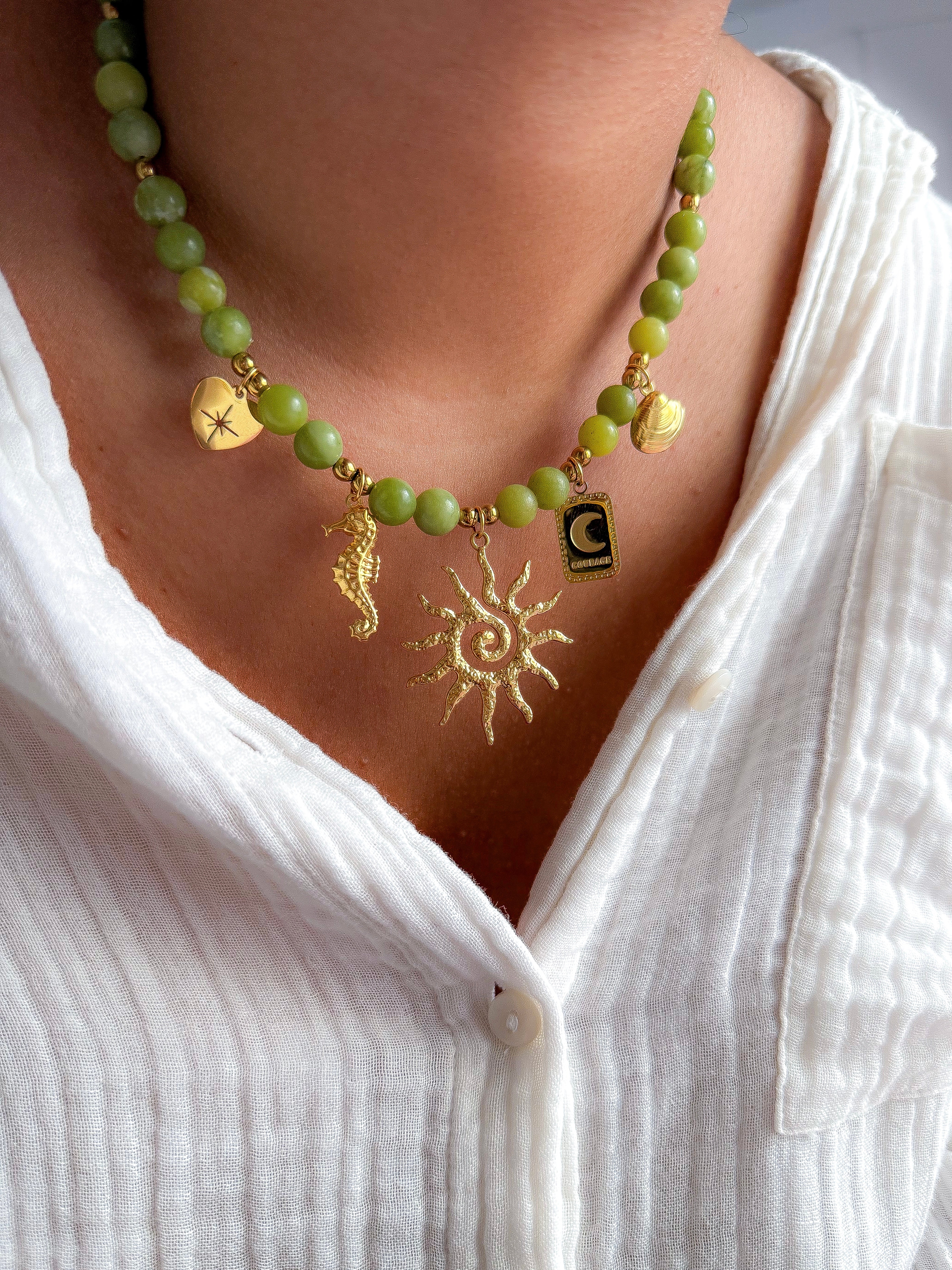 Collier MARINE - Serpentine