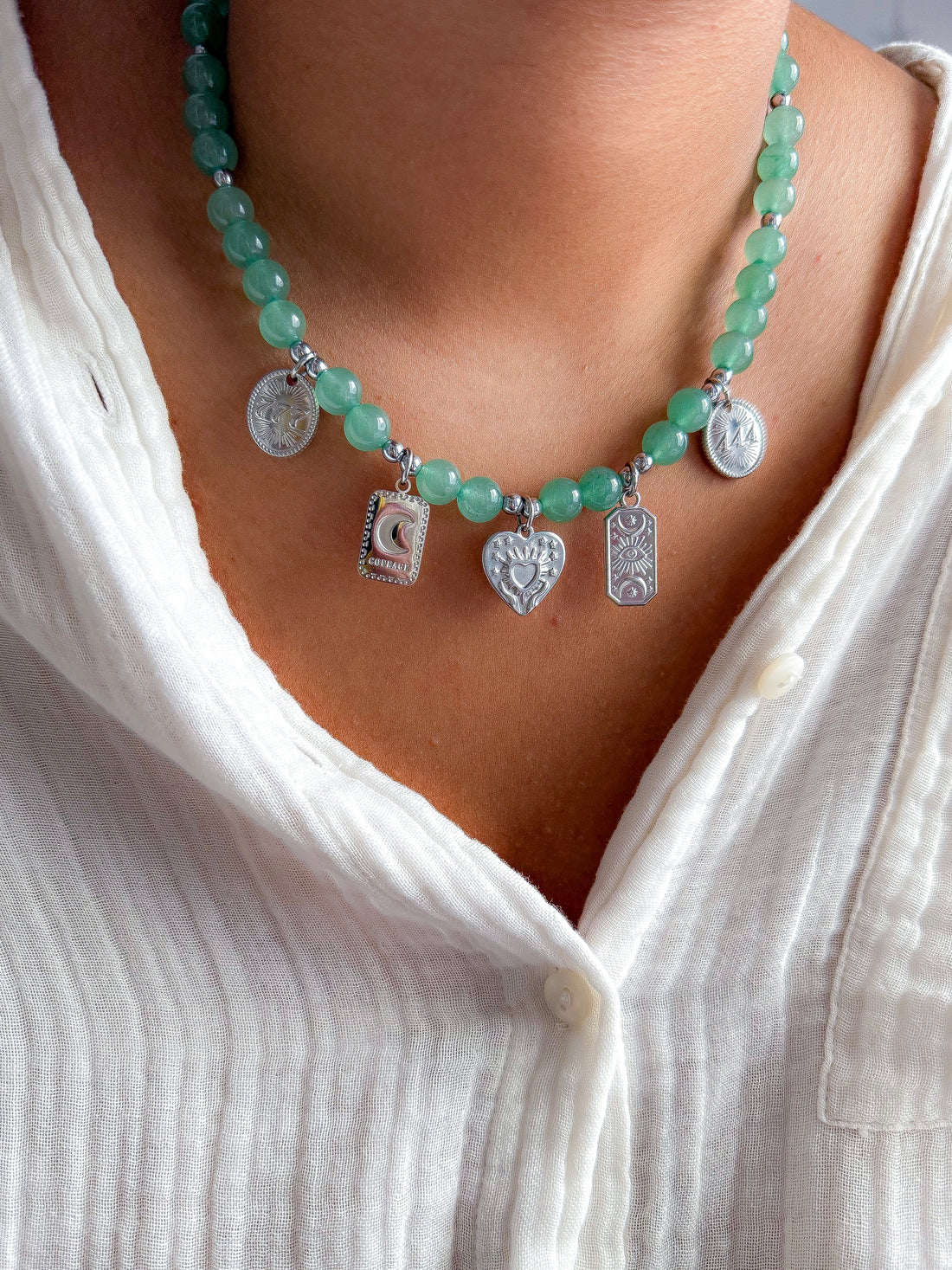 Collier BÉATRICE - Aventurine