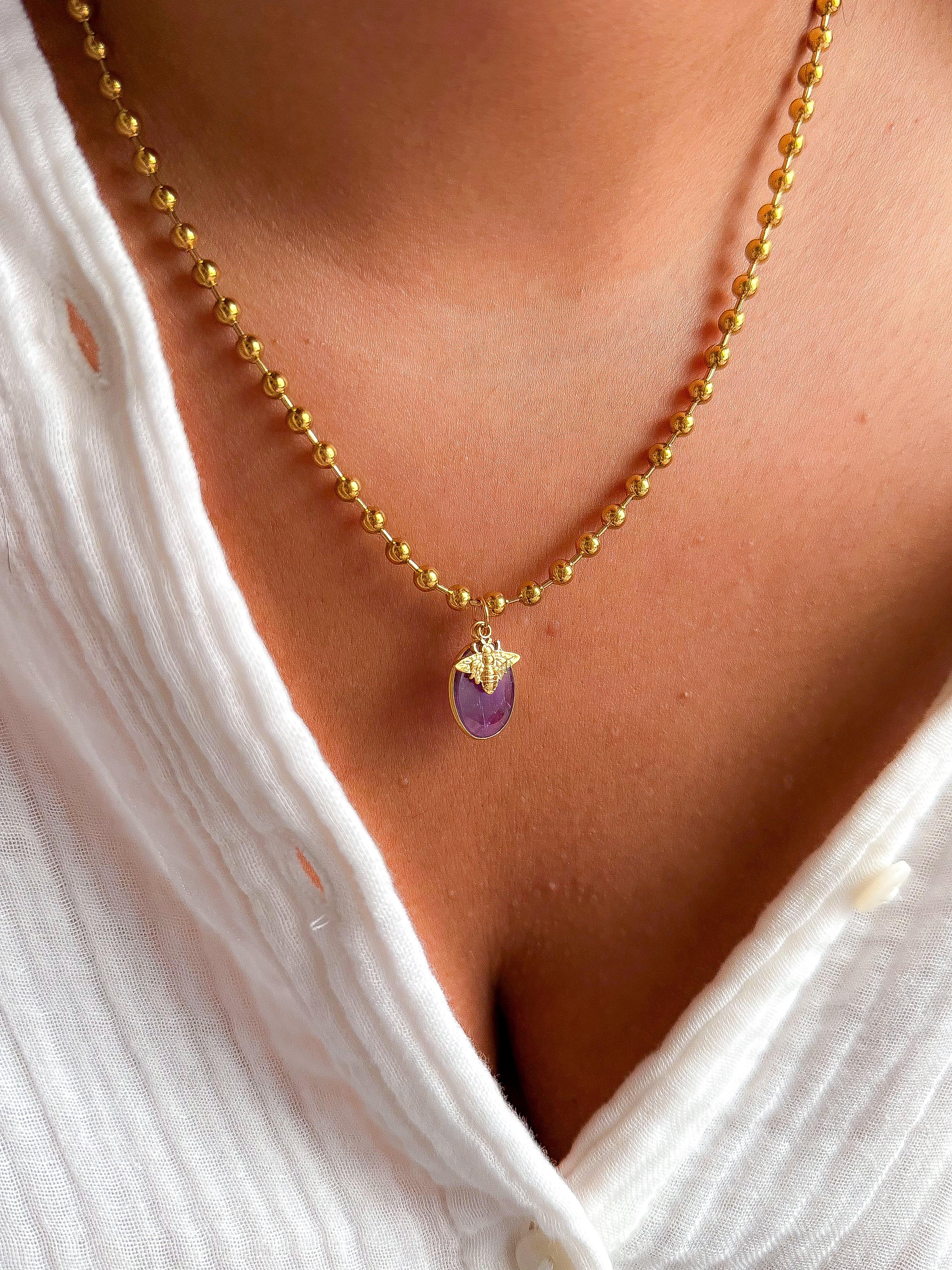 Collier MINA - Améthyste