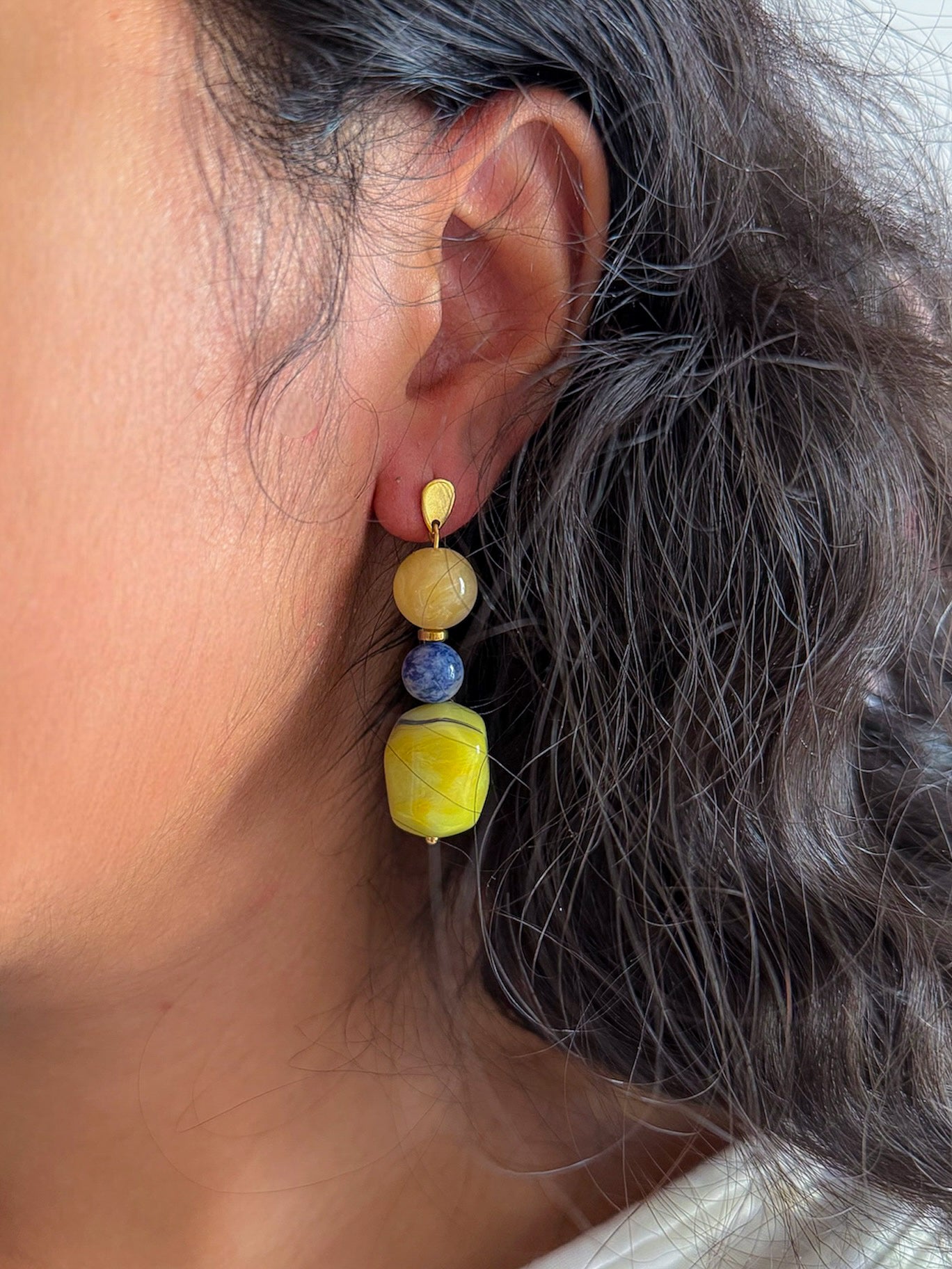 Boucles PASCALE - Améthyste